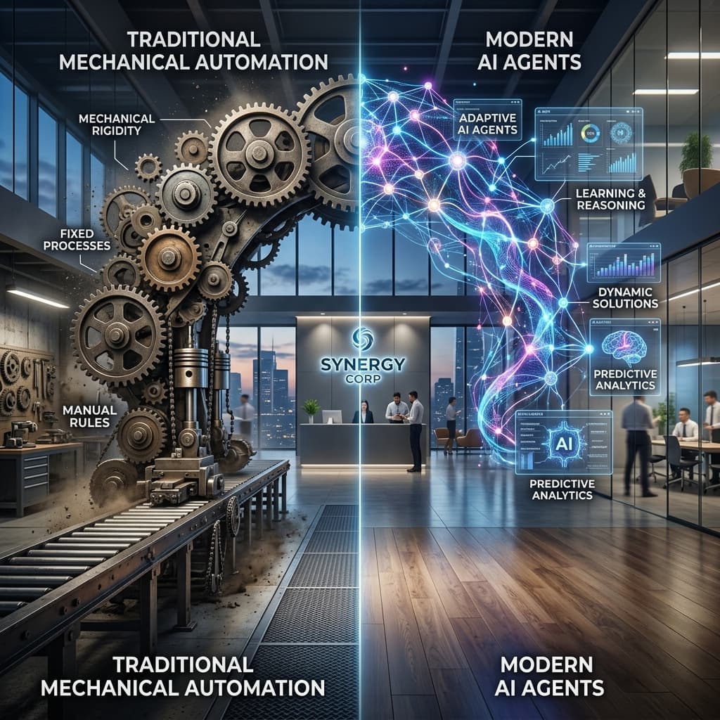 AI Agents vs. Traditional Automation: Driving Corporate Transformation